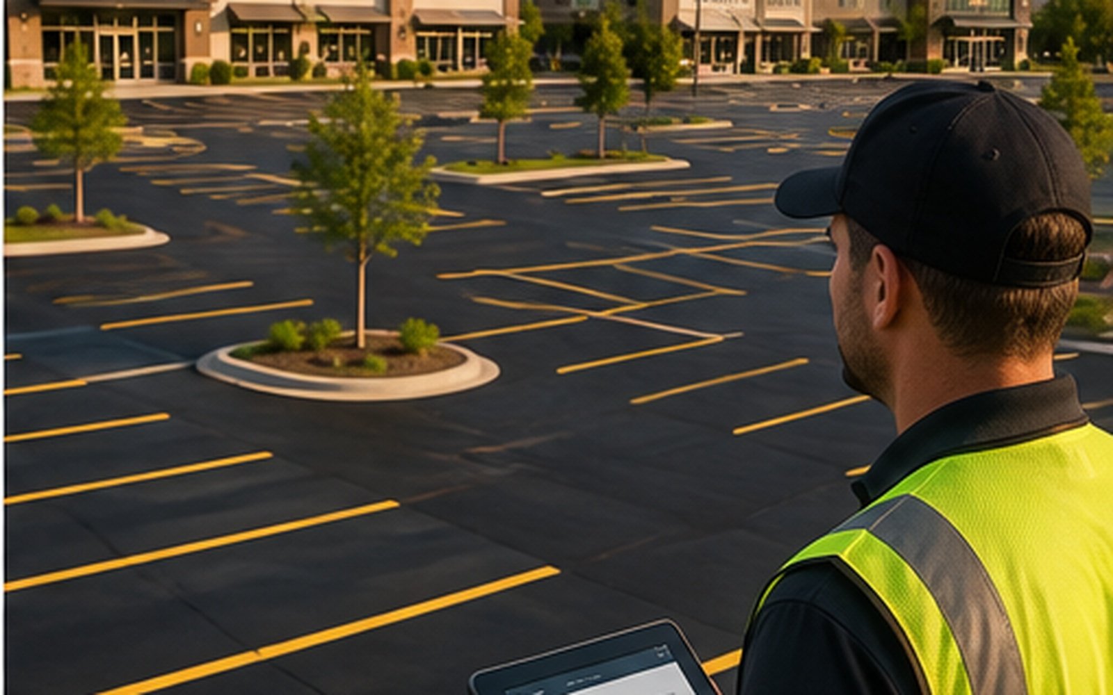 Multi-property pavement repair program work across a Wichita portfolio