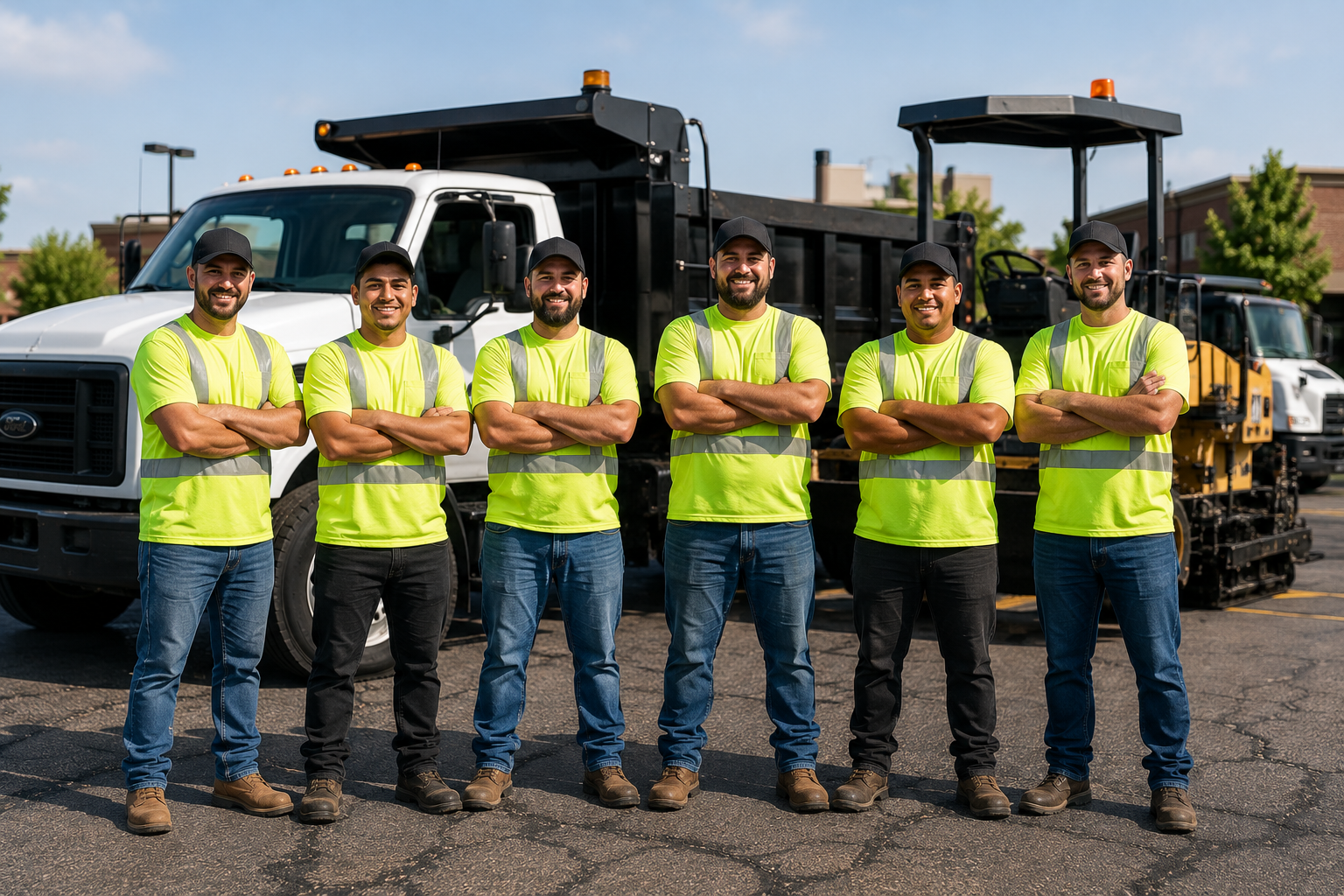 The Wichita Parking Lot Repair crew